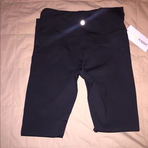 Black high rise leggings, NWT and never worn